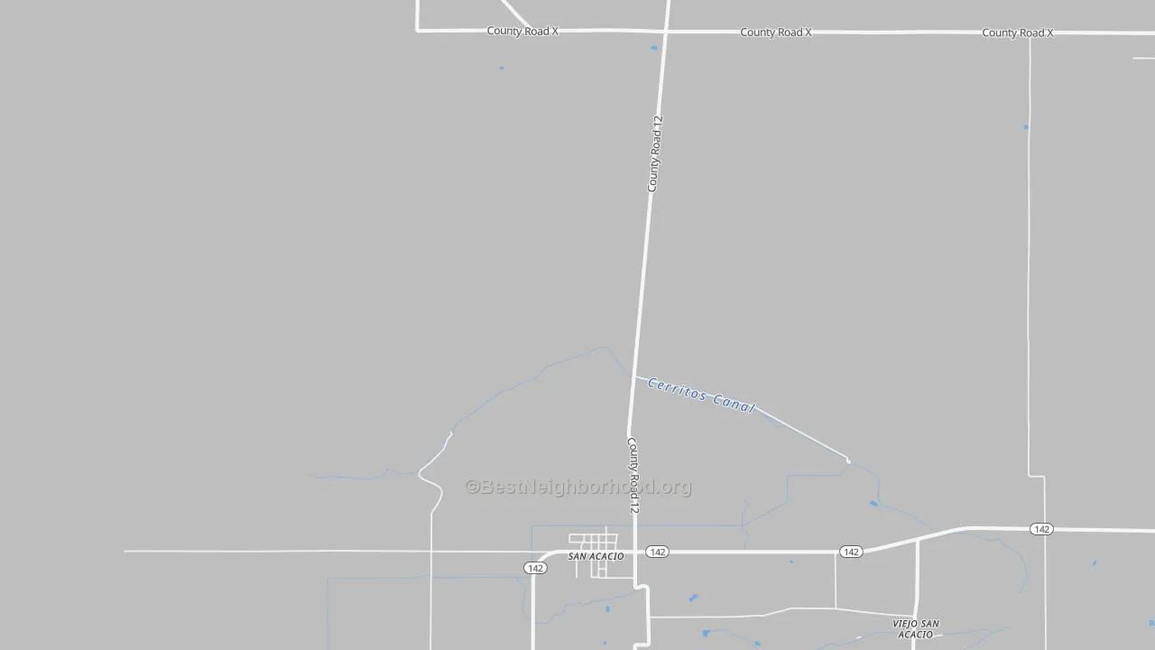 Transit Grade map of San Acacio, CO