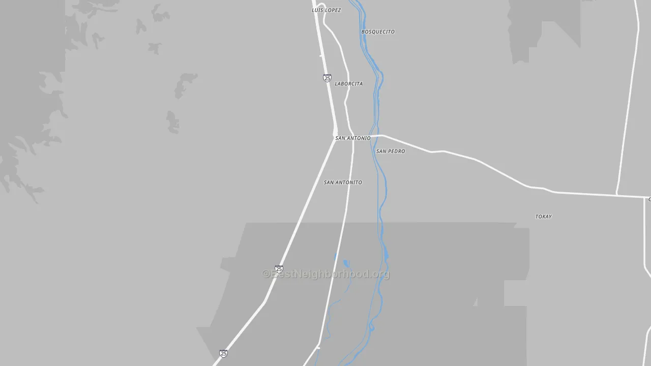 Transit Grade map of San Antonio, NM