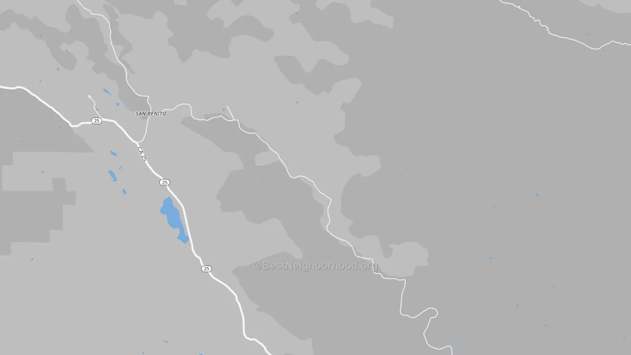 Transit Grade map of San Benito, CA