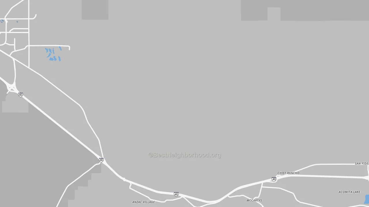 Transit Grade map of San Fidel, NM