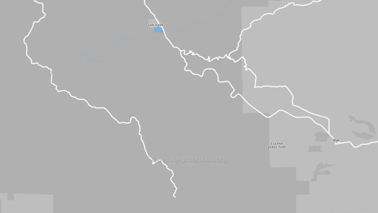 Transit Grade map of San Isabel, CO