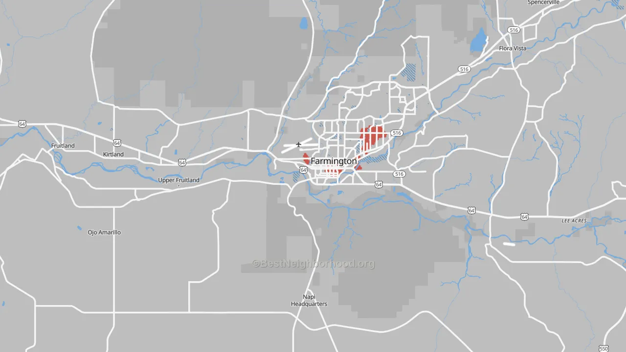 Transit Grade map of San Juan County, NM