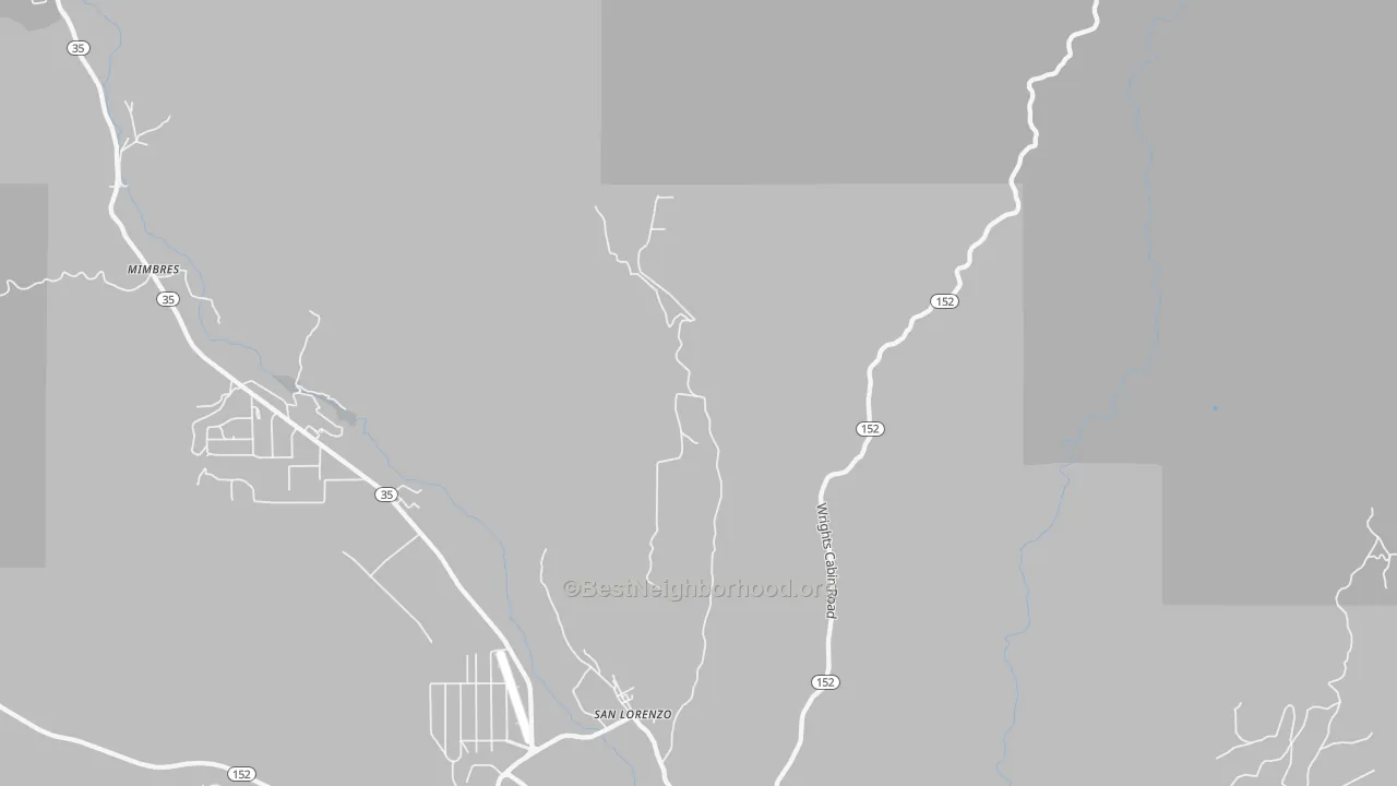 Transit Grade map of San Lorenzo, NM