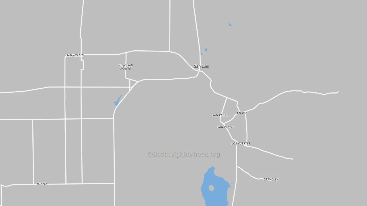 Transit Grade map of San Luis, CO