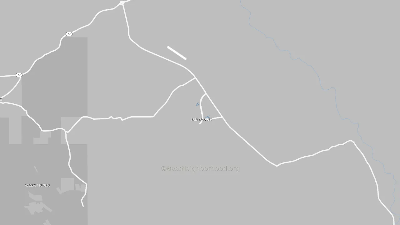 Transit Grade map of San Manuel, AZ