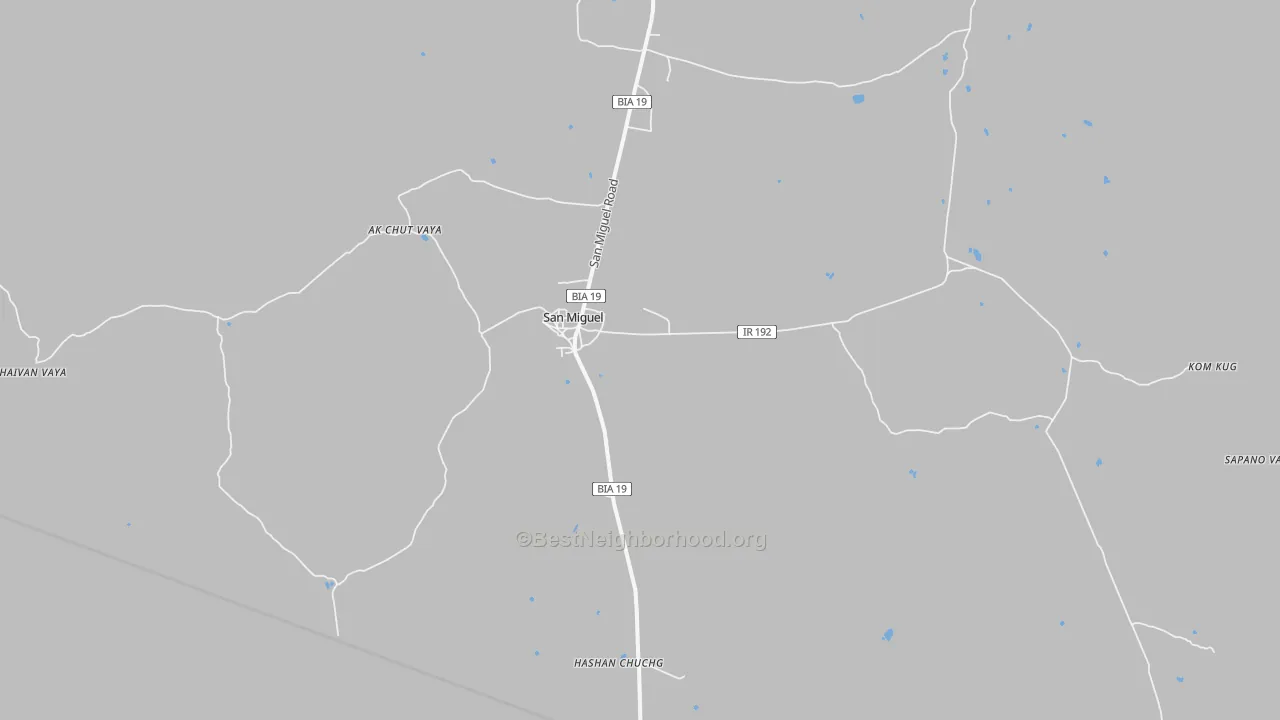 Transit Grade map of San Miguel, AZ