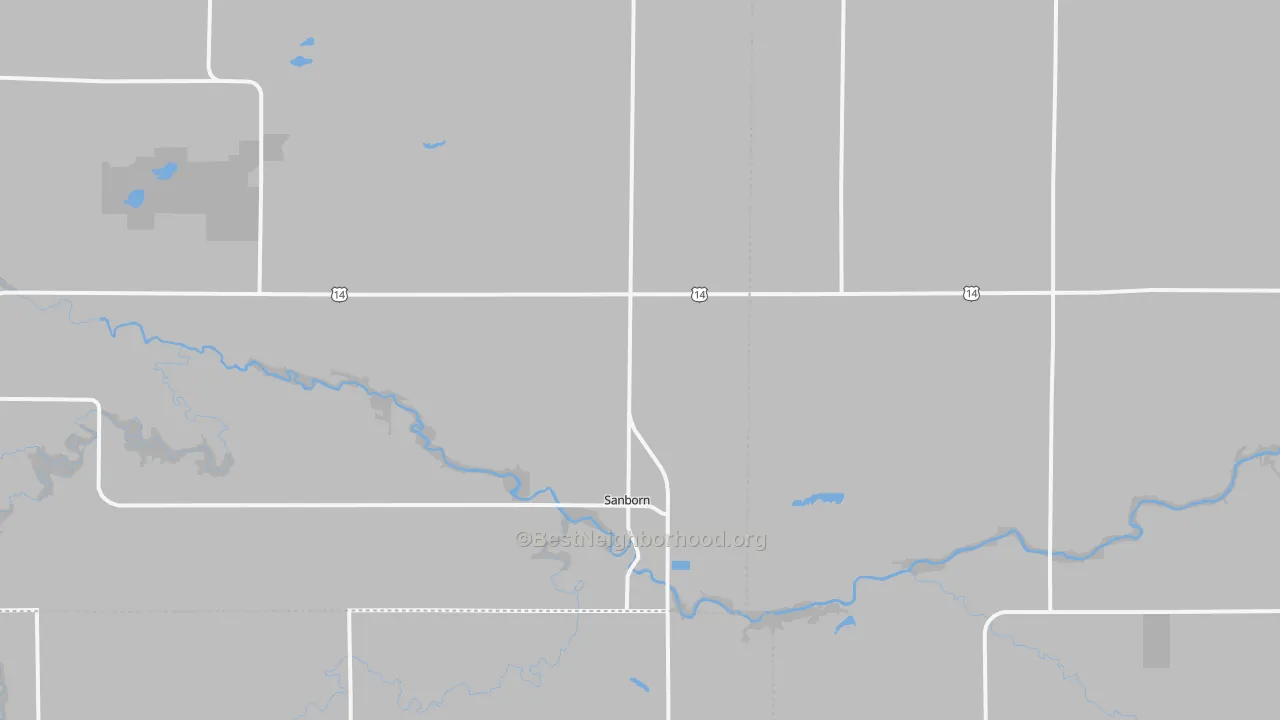 Transit Grade map of Sanborn, MN