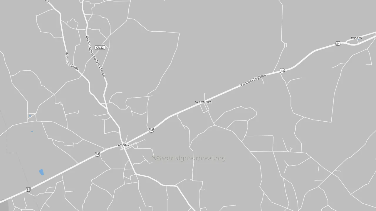 Transit Grade map of Sand Hill, GA