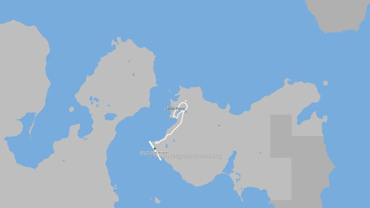 Transit Grade map of Sand Point, AK
