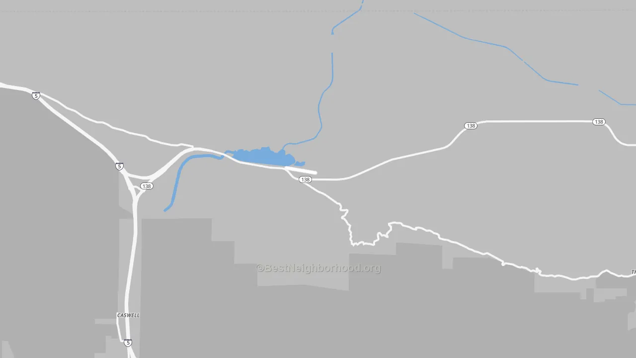 Transit Grade map of Sandberg, CA