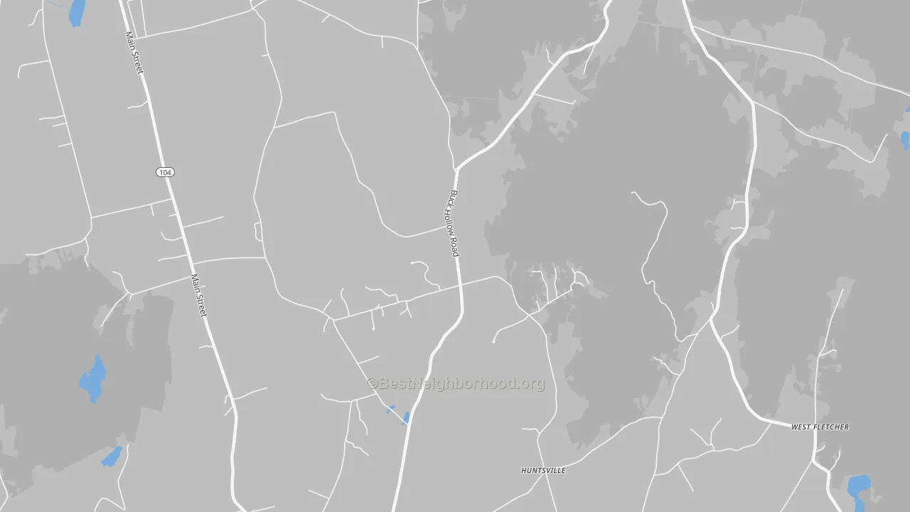 Transit Grade map of Sanderson Corner, VT