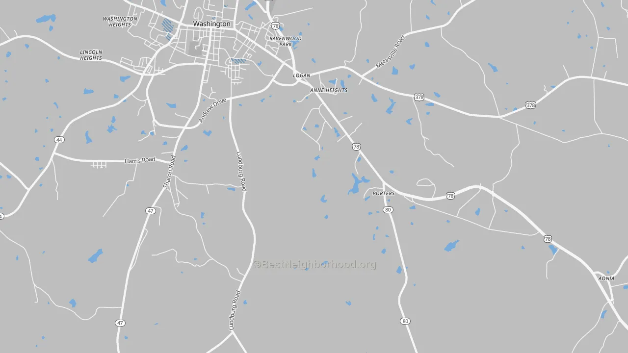Transit Grade map of Sandtown, GA