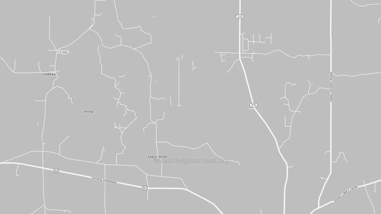 Transit Grade map of Sandy Bend, AR