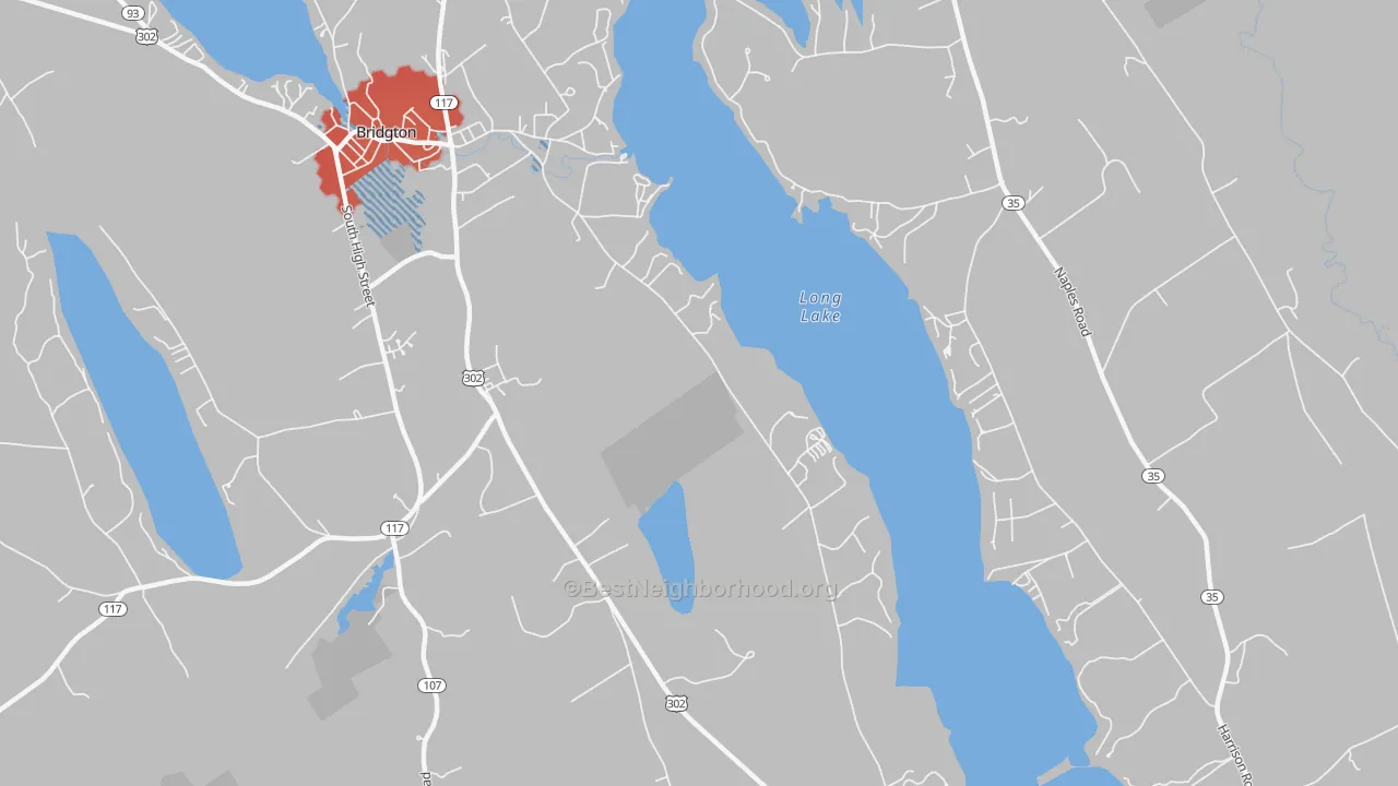Transit Grade map of Sandy Creek, ME