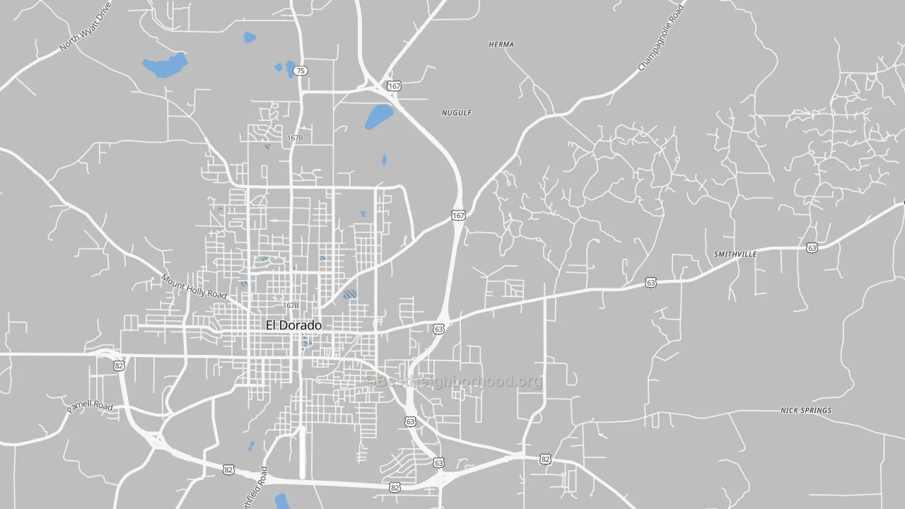 Transit Grade map of Sandy Land, AR