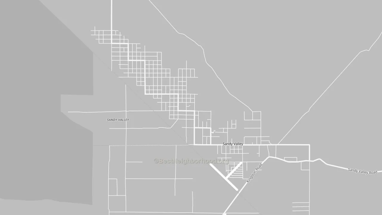 Transit Grade map of Sandy Valley, NV