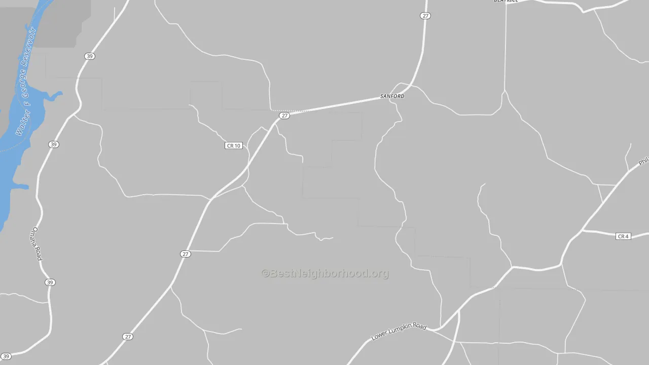 Transit Grade map of Sanford, GA