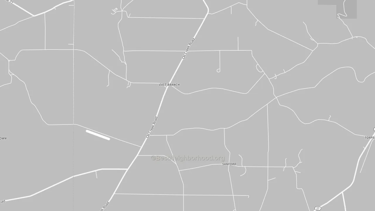 Transit Grade map of Sanford, PA