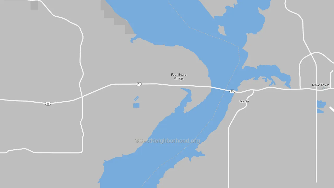 Transit Grade map of Sanish, ND