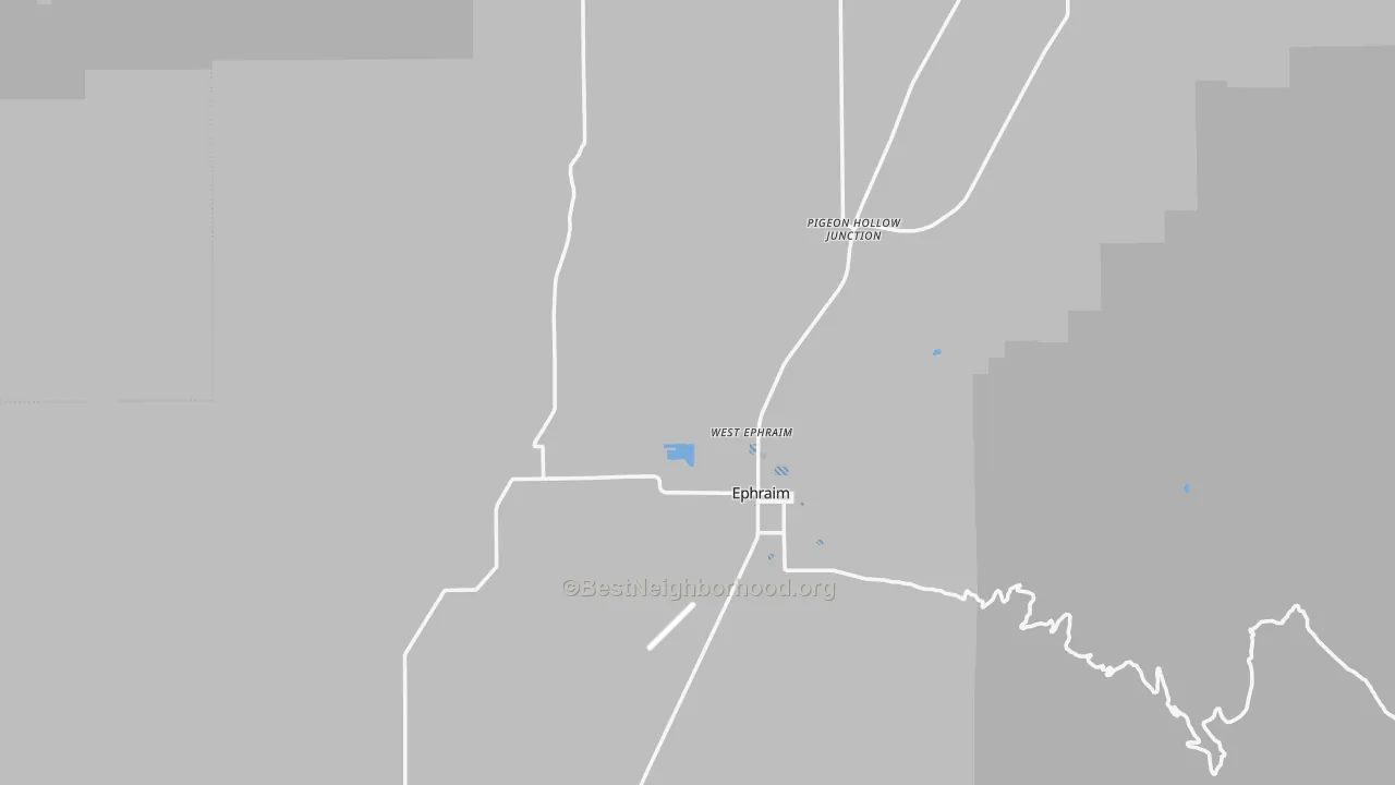 Transit Grade map of Sanpete County, UT