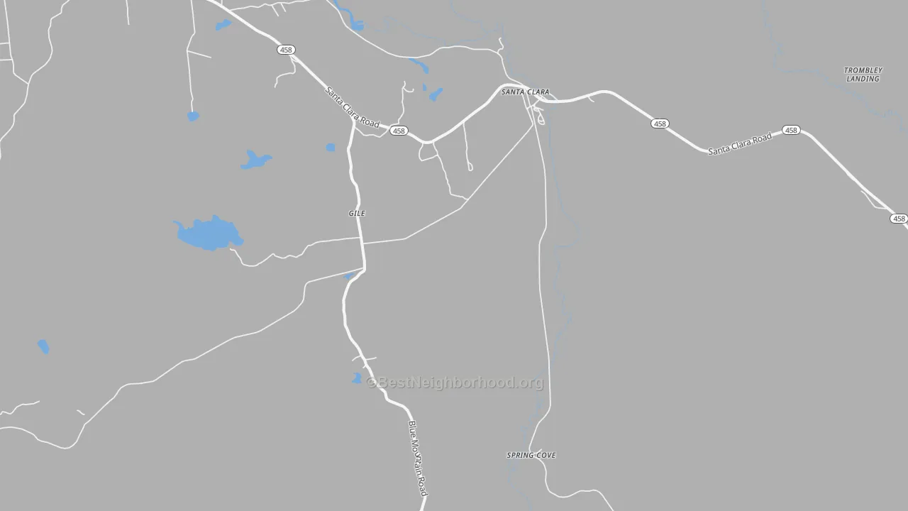Transit Grade map of Santa Clara, NY