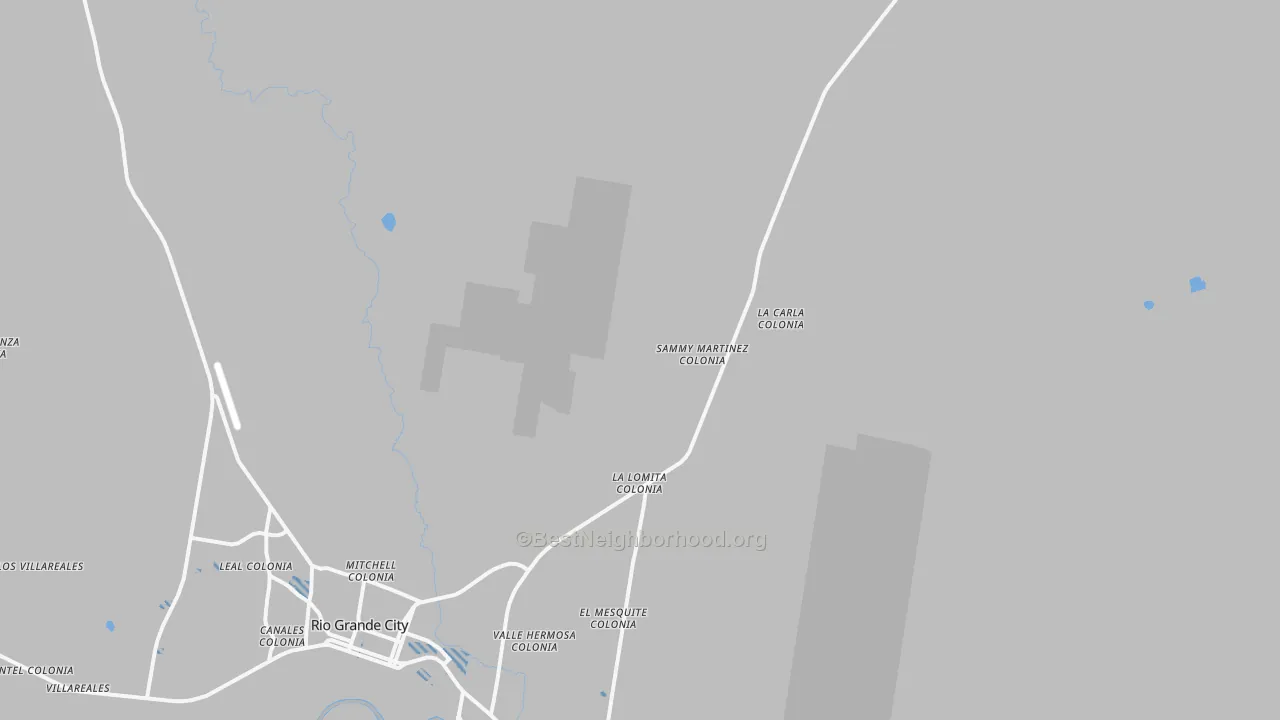 Transit Grade map of Santa Cruz, TX