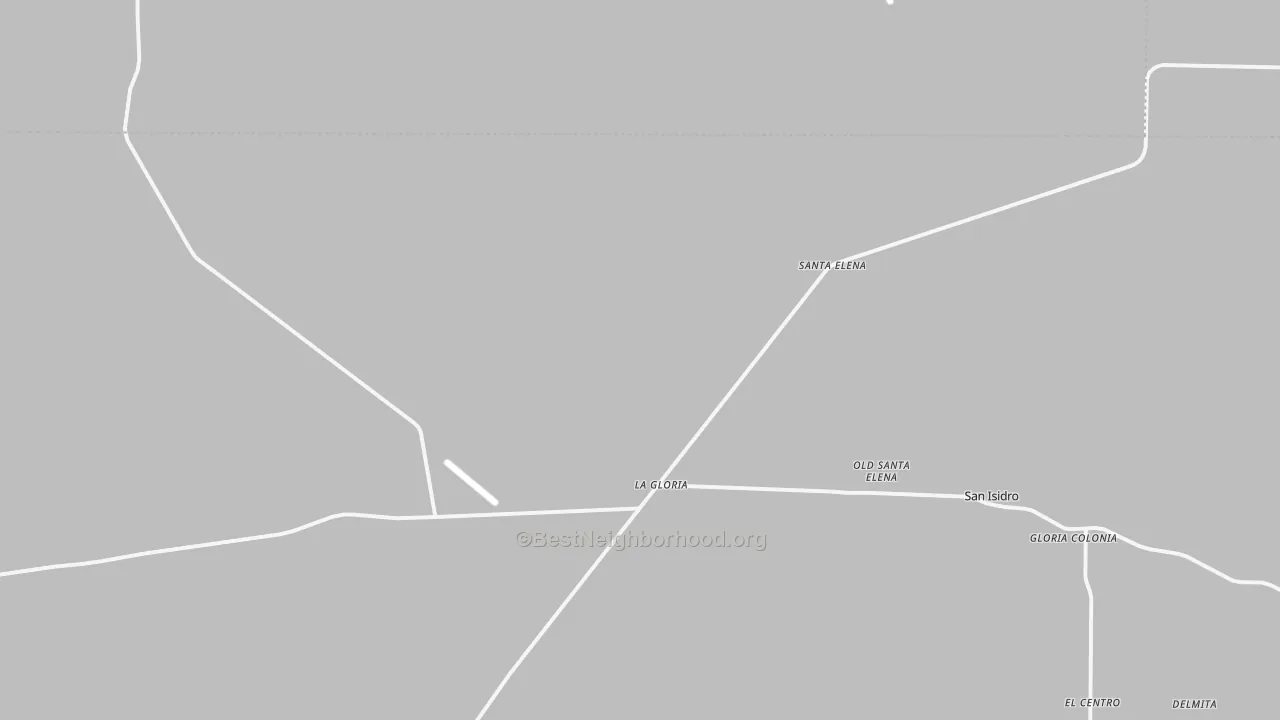 Transit Grade map of Santa Elena, TX