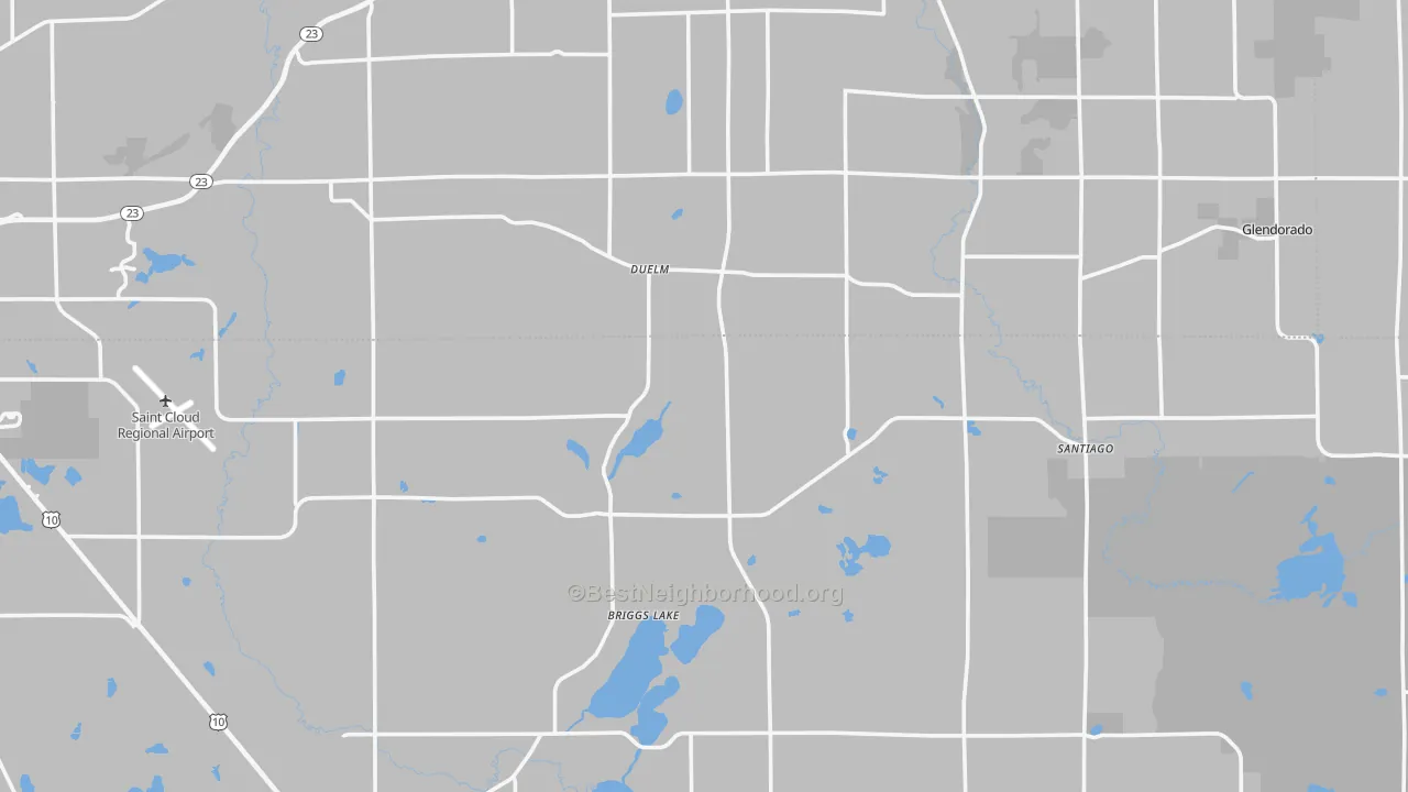 Transit Grade map of Santiago, MN