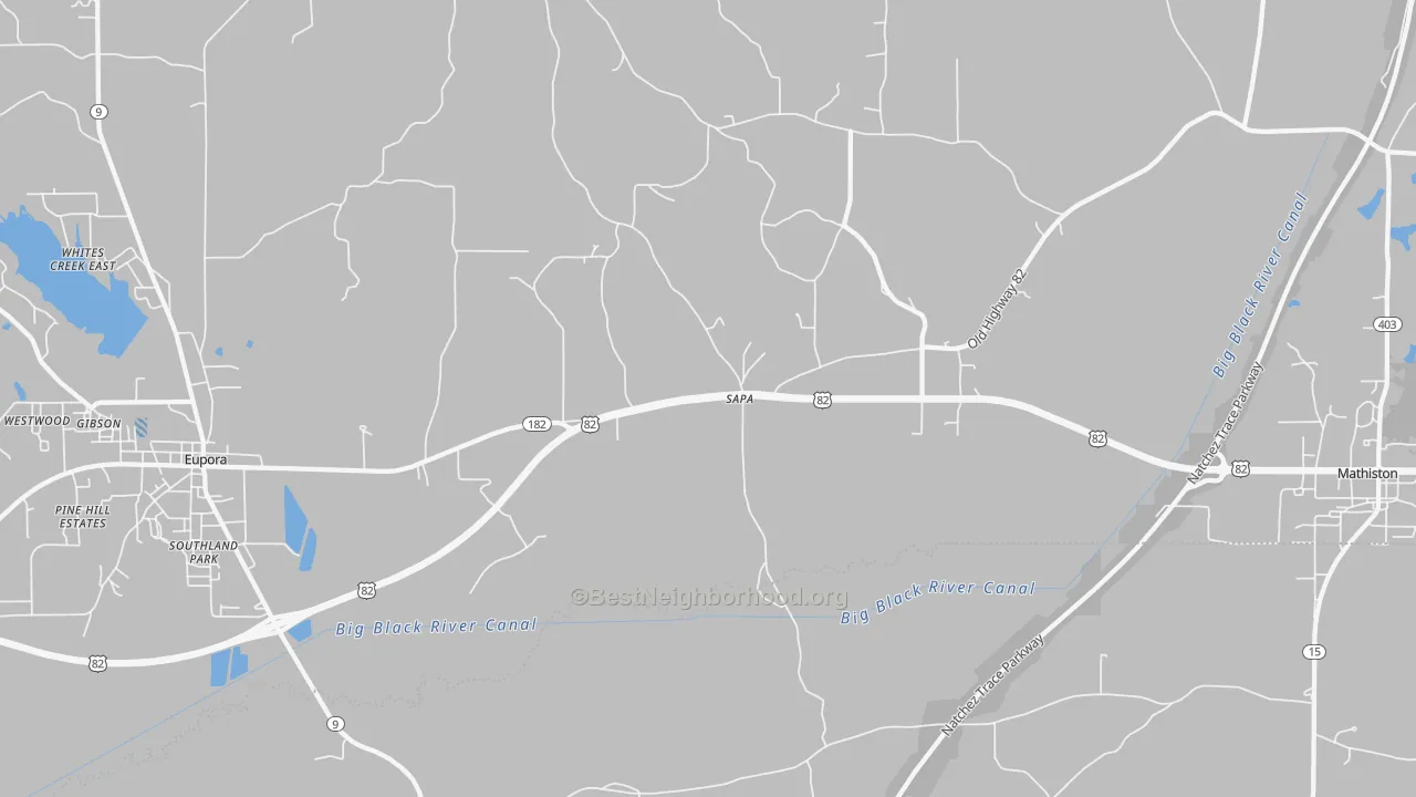 Transit Grade map of Sapa, MS