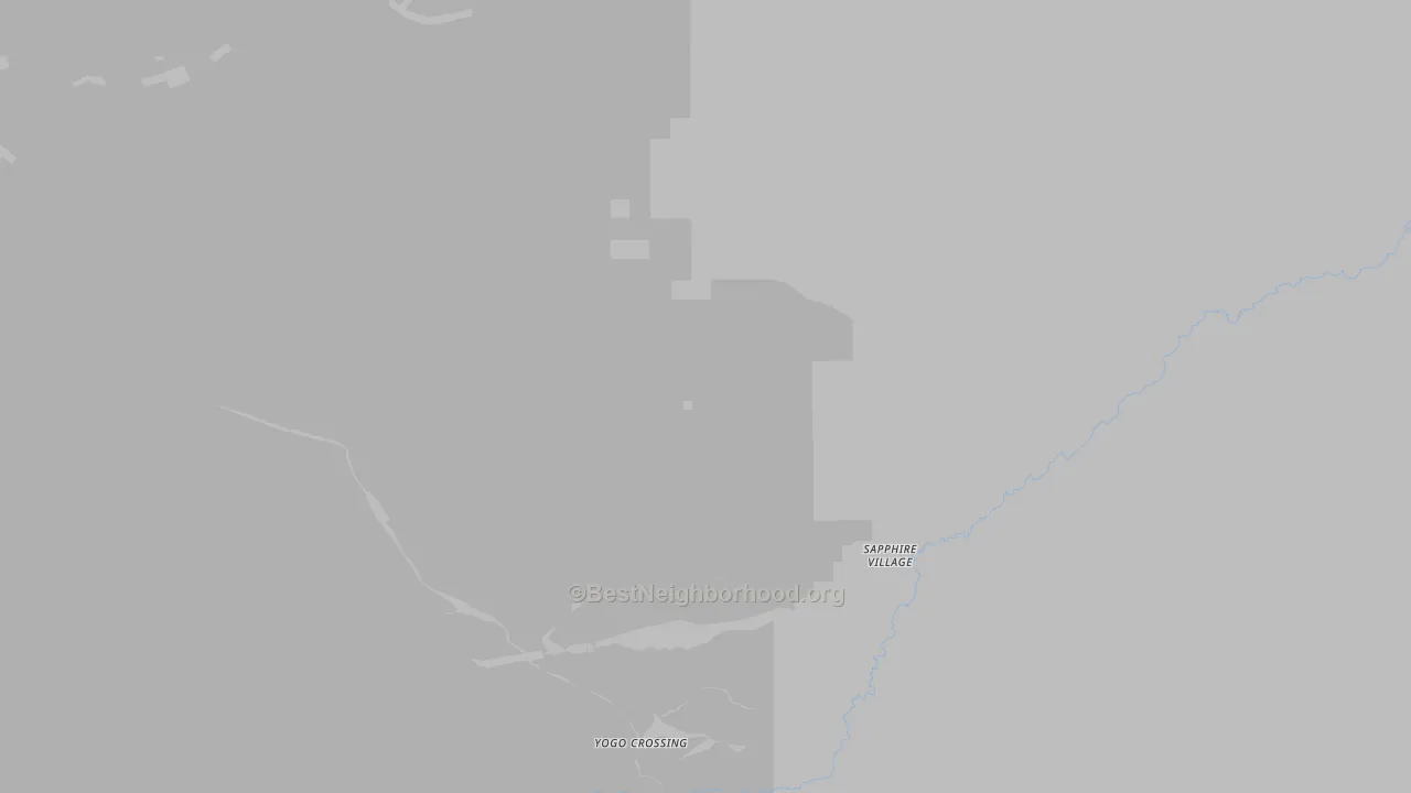 Transit Grade map of Sapphire Village, MT