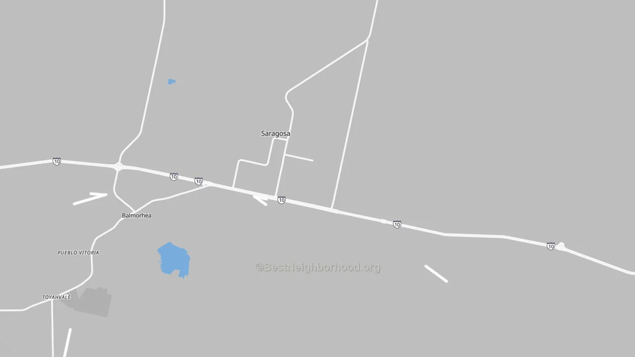 Transit Grade map of Saragosa, TX