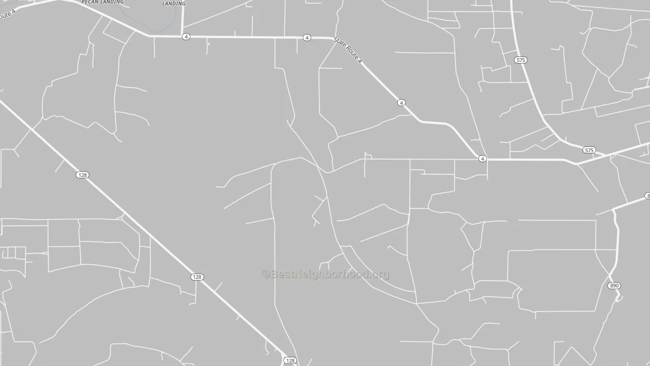 Transit Grade map of Saranac, LA
