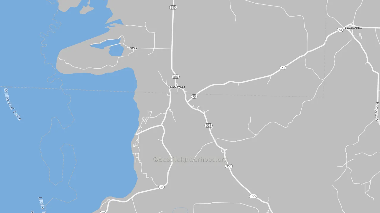 Transit Grade map of Saratoga, AR