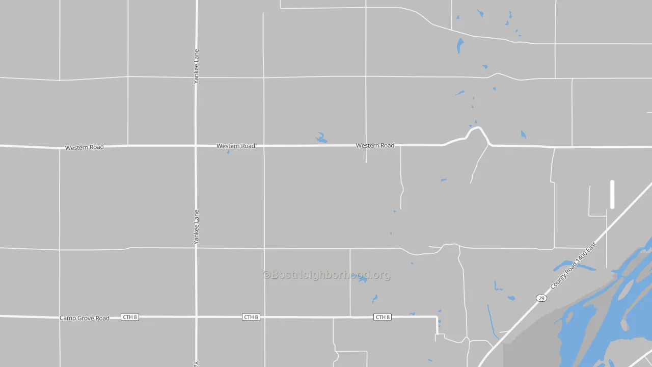 Transit Grade map of Saratoga Center, IL