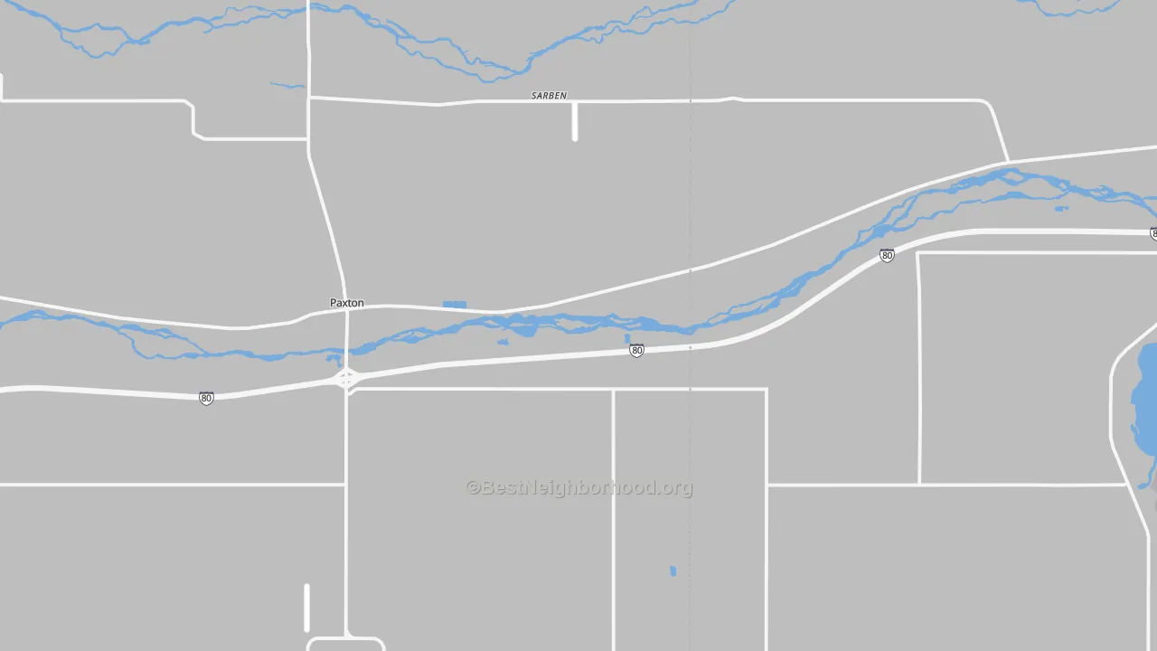 Transit Grade map of Sarben, NE