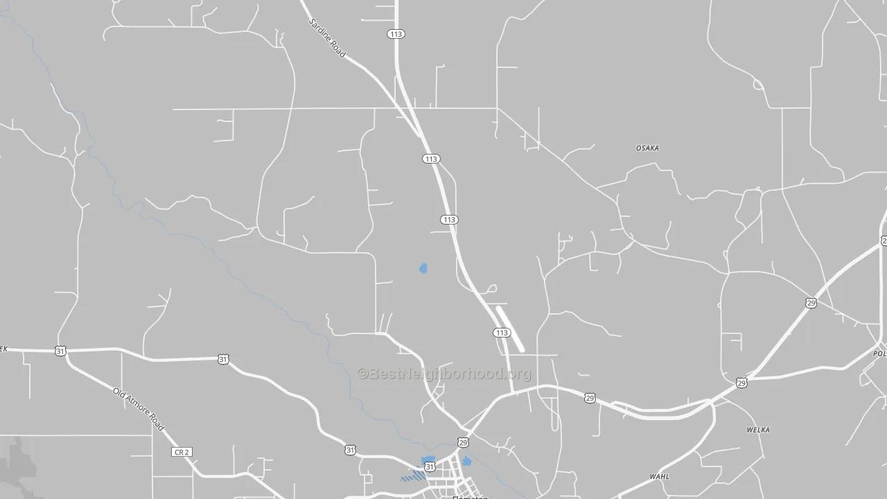 Transit Grade map of Sardine, AL