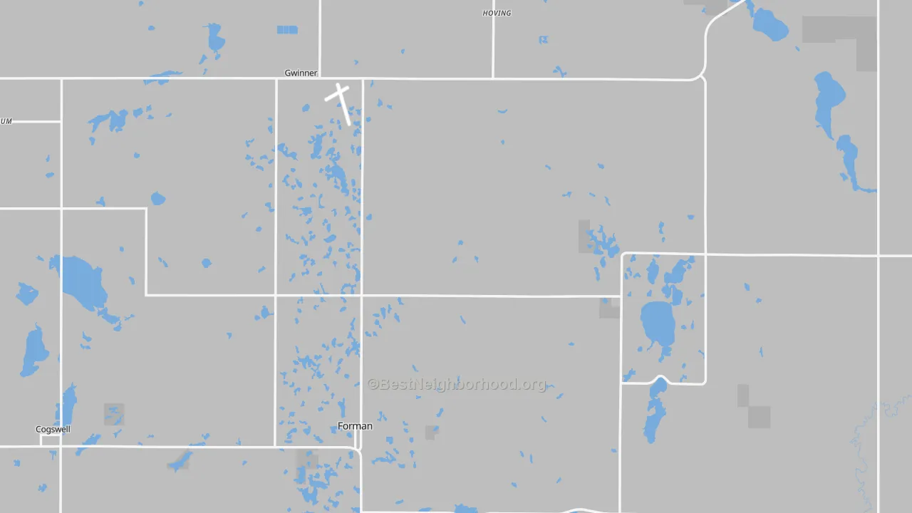 Transit Grade map of Sargent County, ND