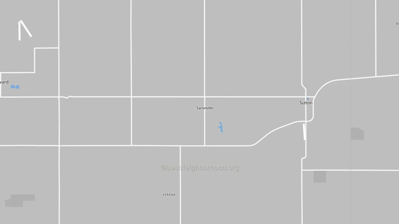 Transit Grade map of Saronville, NE