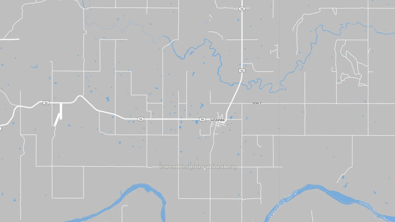 Transit Grade map of Sasakwa, OK