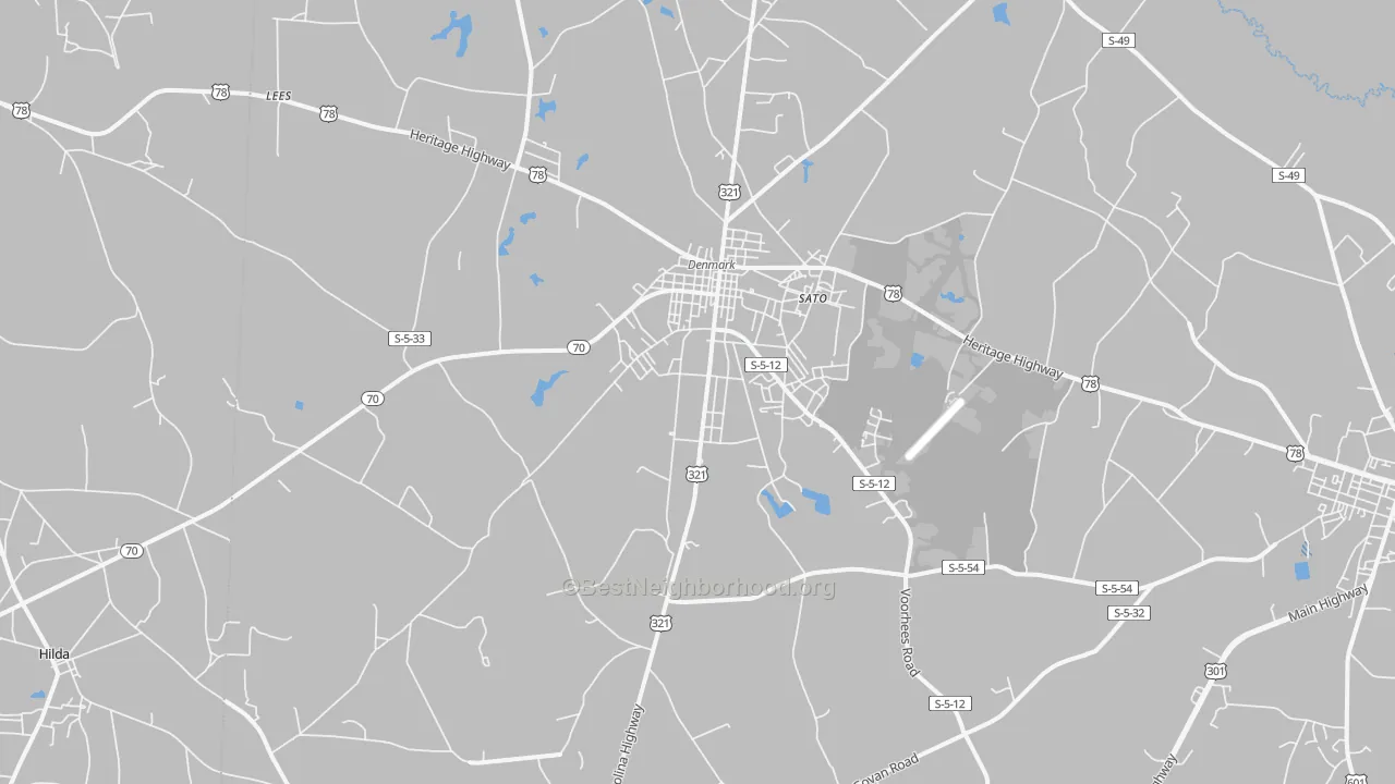 Transit Grade map of Sato, SC