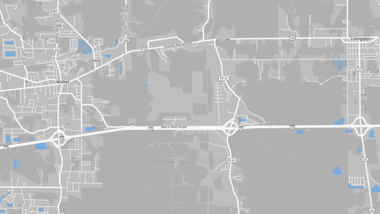 Transit Grade map of Satsuma, LA