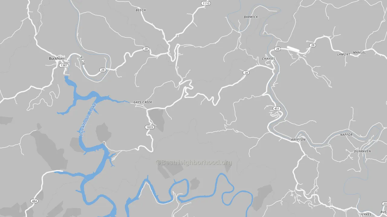 Transit Grade map of Saul, KY