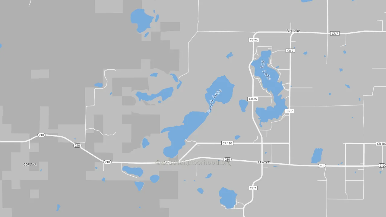 Transit Grade map of Sawyer, MN