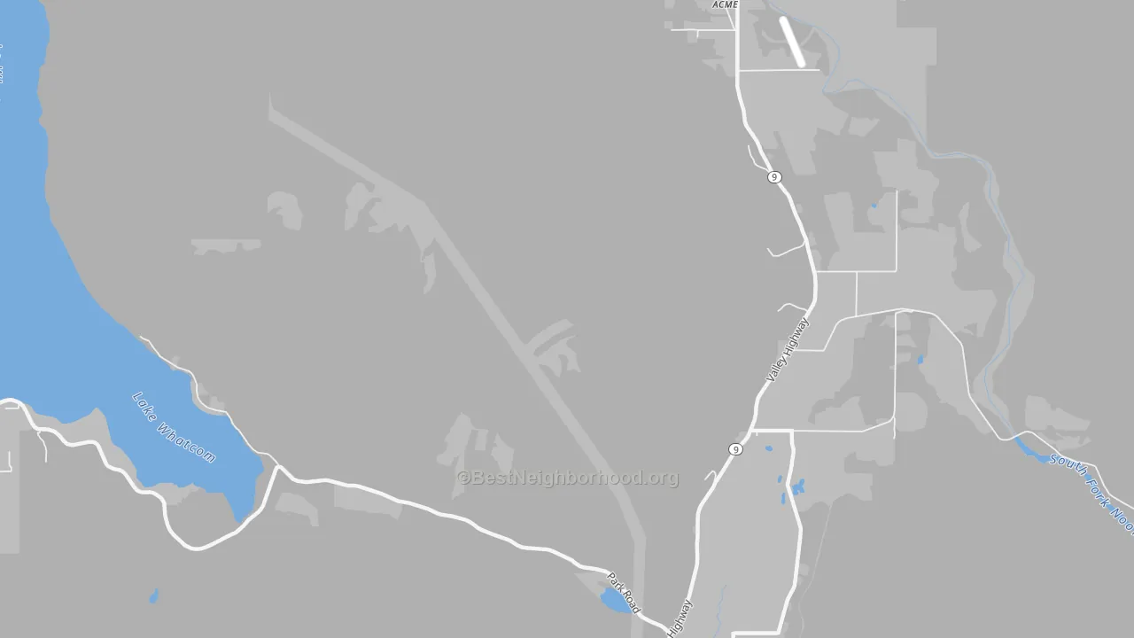 Transit Grade map of Saxon, WA