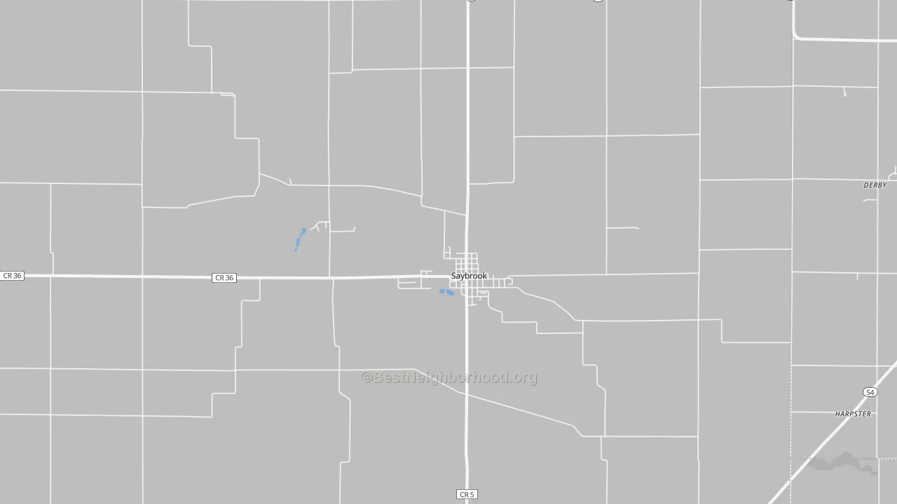 Transit Grade map of Saybrook, IL