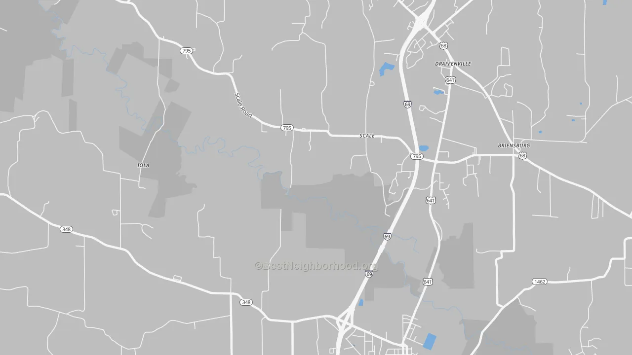 Transit Grade map of Scale, KY