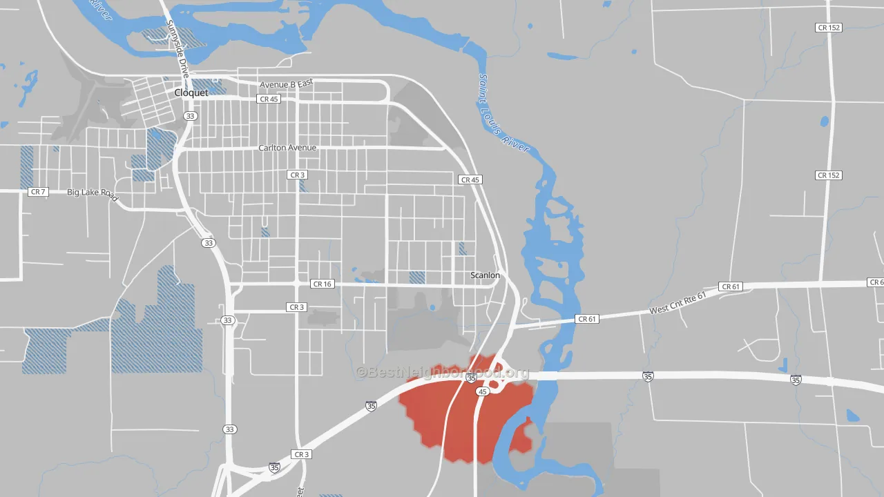 Transit Grade map of Scanlon, MN