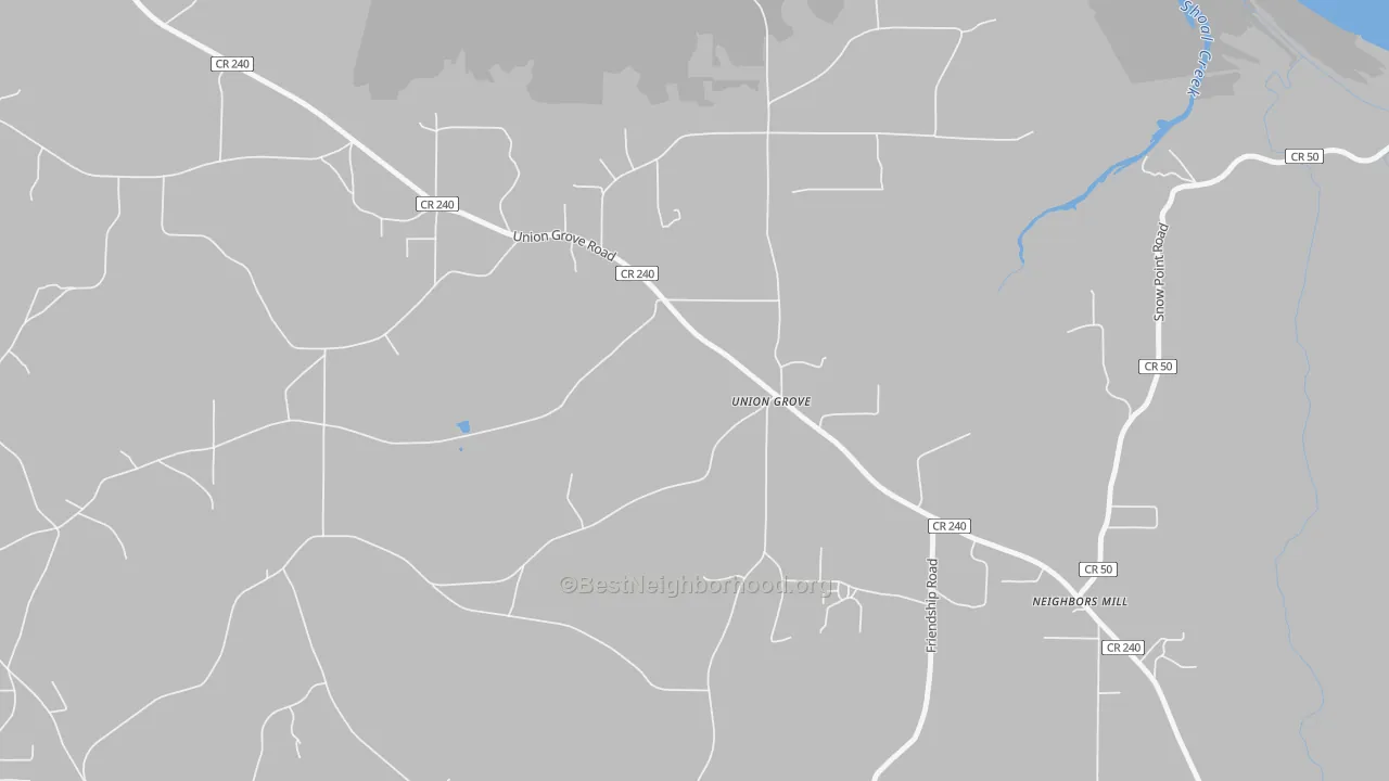 Transit Grade map of Scant City, AL