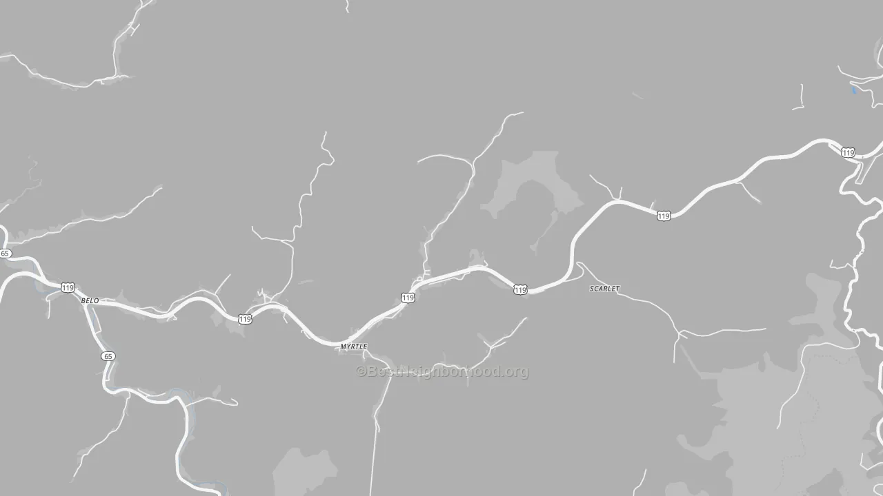 Transit Grade map of Scarlet, WV