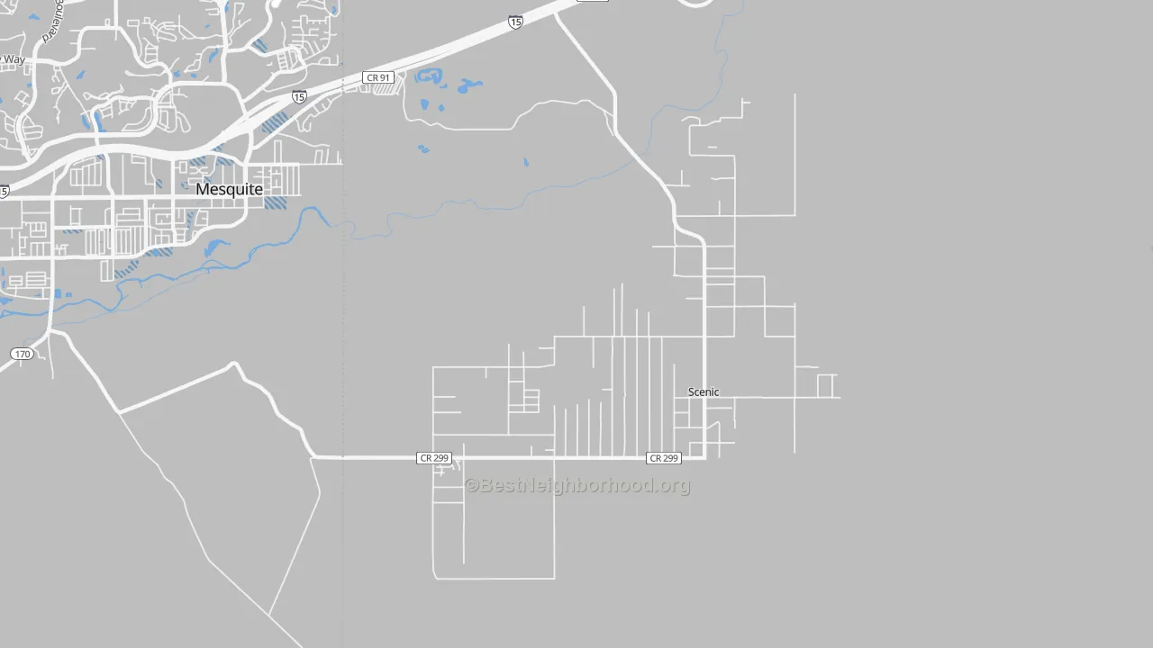 Transit Grade map of Scenic, AZ